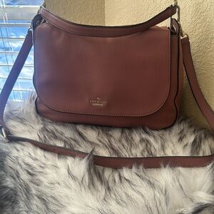 Kate Spade light pink satchel / crossbody bag, EUC
